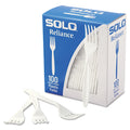 Dart Boxed Reliance Medium Heavy Weight Cutlery, Fork, White, 1000/Carton