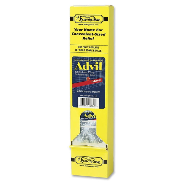 Advil Ibuprofen Tablets, 200mg, Refill Pack, Two Tablets/Packet, 30 Packets/Box by Pasteur Pharmacy