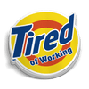 Tired - Hard Hat Decal