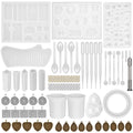 155-Piece: DIY Silicone Casting Molds Tool Jewelry Making Mould Set by DailySale