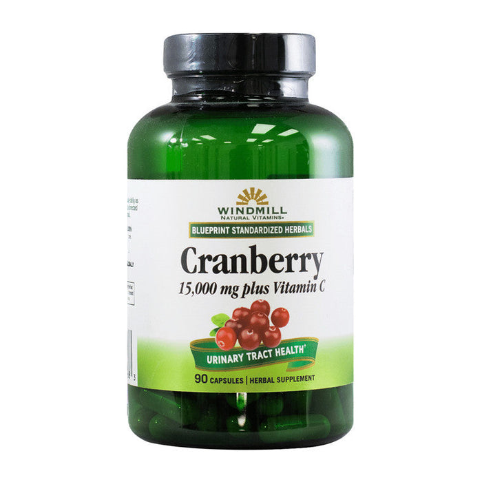 Windmill® Cranberry Plus Vitamin C – 15,000 mg (90 Capsules) by Pasteur Pharmacy