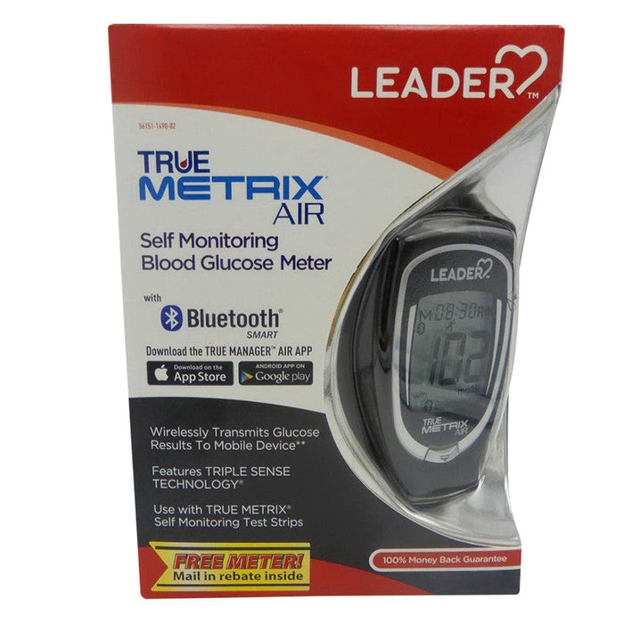 Leader Health Care True Metrix Air Self Monitoring Bluetooth Glucose Meter by Pasteur Pharmacy