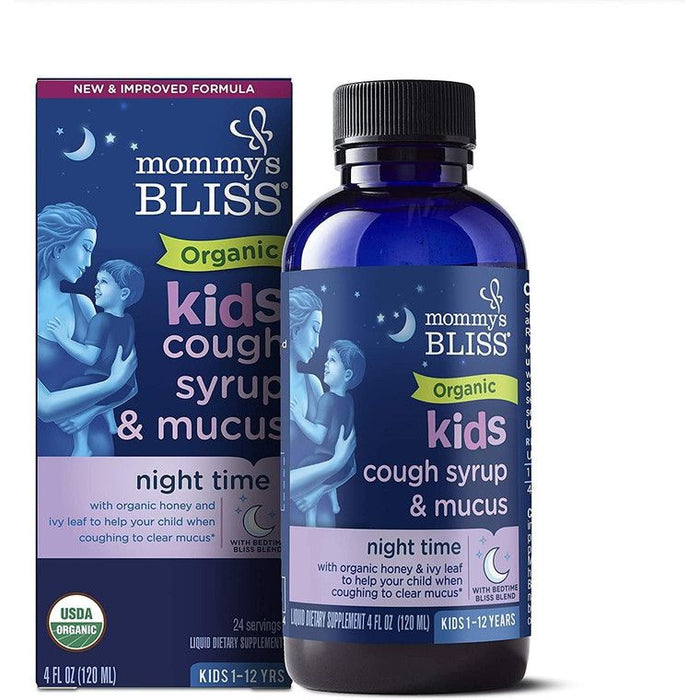 Mommy's Bliss® Organic Cough Syrup & Mucus Relief + Immunity Support (4 fl oz) by Pasteur Pharmacy