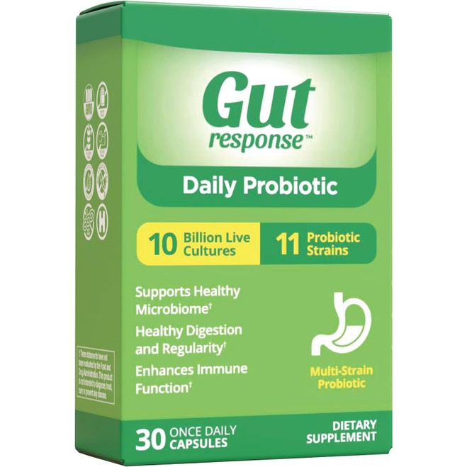 Gut Response Daily Probiotic Capsules 30Ct by Pasteur Pharmacy