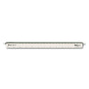 Chartpak Adjustable Triangular Scale Aluminum Architects Ruler, 12" Long, Silver