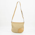 Gucci Beige GG Supreme Canvas Web/Horsebit Detail Crossbody Bag by Bolt Boutique