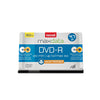 Maxell DVD-R Recordable Disc, Printable, 4.7 GB, 16x, Spindle, White, 50/Pack