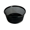 Universal Jumbo Mesh Storage Dish, 4.38" Diameter x 2"h, Black