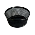 Universal Jumbo Mesh Storage Dish, 4.38" Diameter x 2"h, Black
