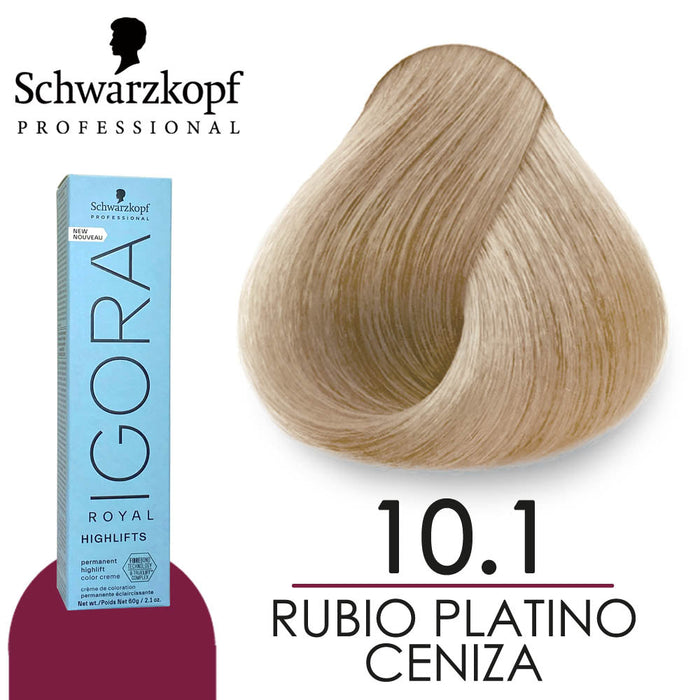 Schwarzkopf IGORA ROYAL HIGHLIFTS 10-1 Ultra Blonde Cendré 2.02oz by Pasteur Pharmacy