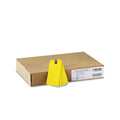 Avery Unstrung Shipping Tags, 11.5 pt Stock, 4.75 x 2.38, Yellow, 1,000/Box