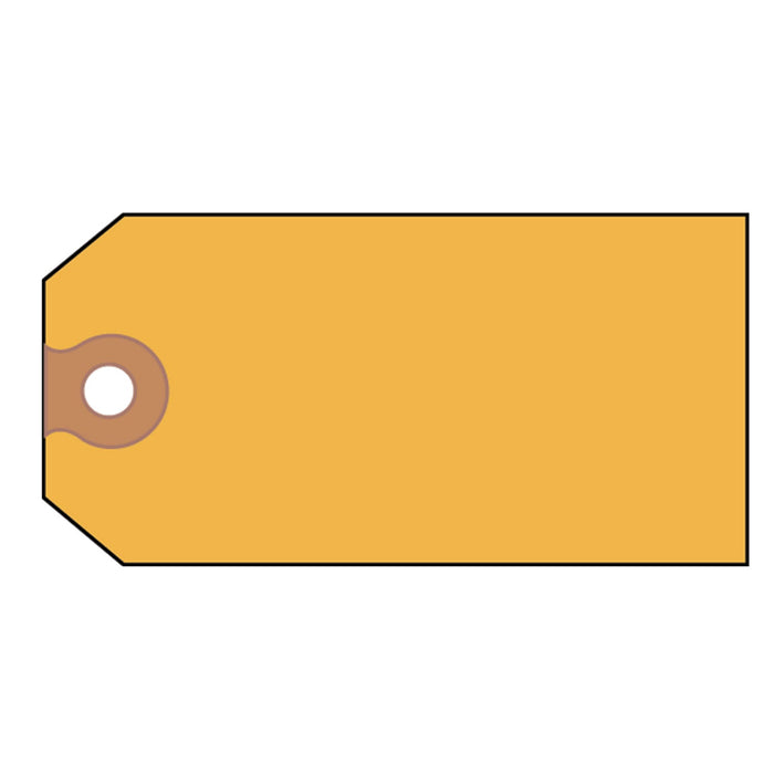 Avery Unstrung Shipping Tags, 11.5 pt Stock, 4.75 x 2.38, Yellow, 1,000/Box