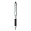 Zebra Z-Grip Flight Ballpoint Pen, Retractable, Bold 1.2 mm, Black Ink, White Barrel, 12/Pack