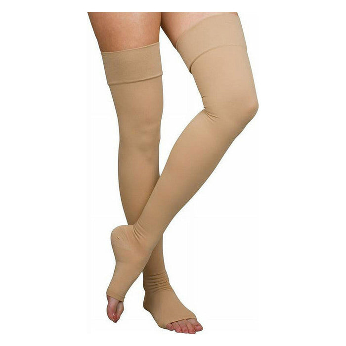 Loving Comfort Surgical Weight Thigh High 20-30 Open Toe Unisex Beige X Large 1Pr by Pasteur Pharmacy