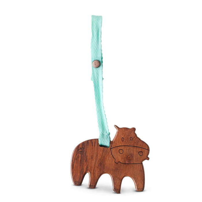 wood stroller toy | henry the hippo by Finn + Emma