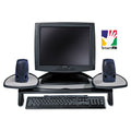 Kensington Flat Panel Monitor Stand with SmartFit, 34" x 14" x 2.5" to 4.5", Black, Supports 35 lbs