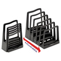 Avery Adjustable File Rack, 5 Sections, Letter Size Files, 8" x 11.5" x 10.5", Black