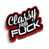 Classy AF Hard Hat Decal