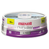 Maxell DVD+RW Rewritable Disc, 4.7 GB, 4x, Spindle, Silver, 15/Pack