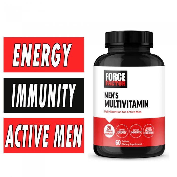 Force Factor Men’s Multivitamin, 60 Tablets Reg by Pasteur Pharmacy