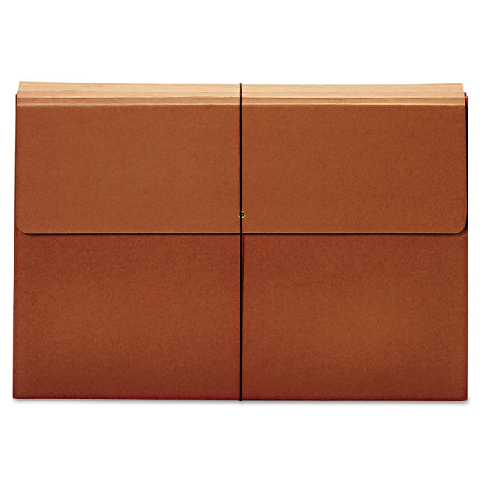Pendaflex Expanding Wallet, 3.5" Expansion, 1 Section, Elastic Cord Closure, Tabloid Size, Brown