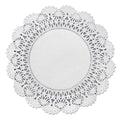 Hoffmaster Cambridge Lace Doilies, Round, 8", White, 1,000/Carton