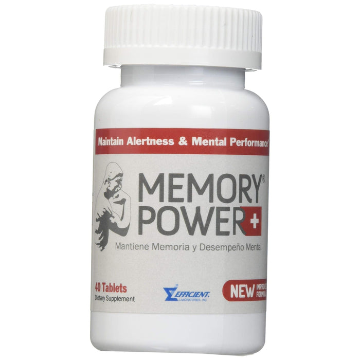 Memory Power Plus, Brain Health & Memory Support Supplement, 40 Tablets by Pasteur Pharmacy