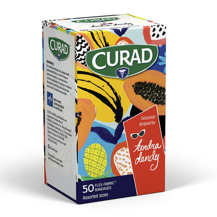 Curad Kendra Dandy Designer Bandages Variety Pack Standard Strips & Xl 50 Ct by Pasteur Pharmacy