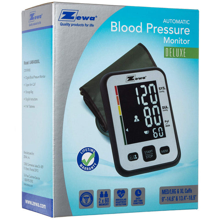 Zewa Deluxe Automatic Blood Pressure Monitor With Extra Large Cuff UAM-880XL by Pasteur Pharmacy