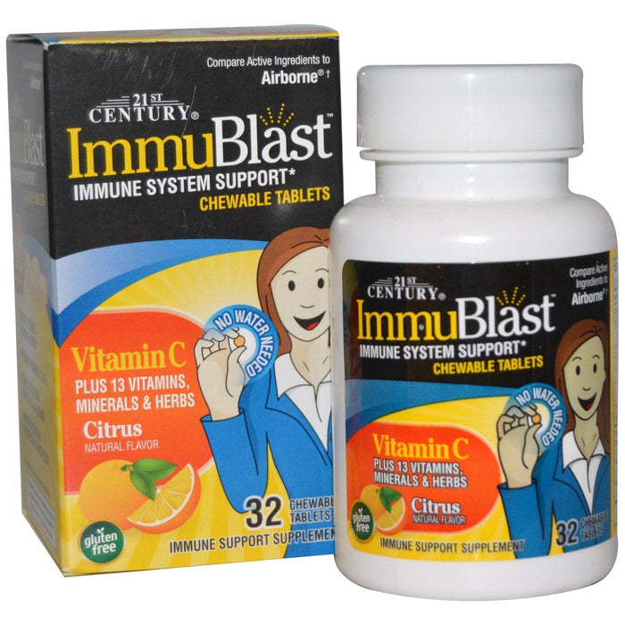 21st Century Immublast Chewable Tablets, Citrus by Pasteur Pharmacy