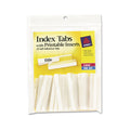 Avery Insertable Index Tabs with Printable Inserts, 1/5-Cut, Clear, 2" Wide, 25/Pack
