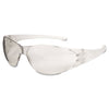 MCR Checkmate Safety Glasses, Clear Temple, Clear Lens, Anti Fog