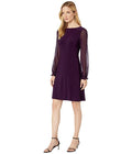 LAUREN Ralph Lauren Jersey Georgette-Sleeve Dress, Size 18 by Vanessa Jane