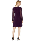 LAUREN Ralph Lauren Jersey Georgette-Sleeve Dress, Size 18 by Vanessa Jane