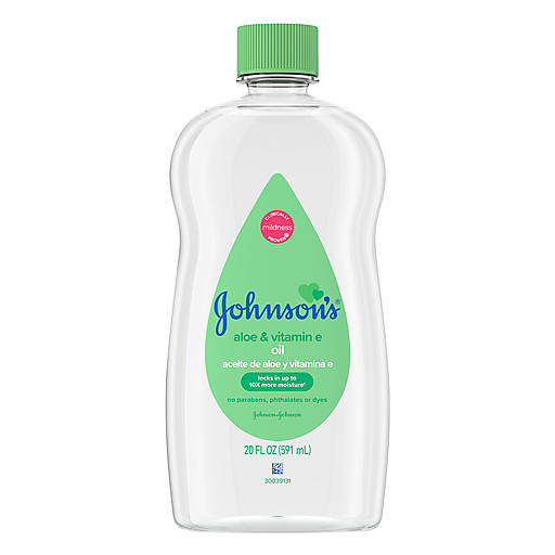 Johnson's Baby Oil Aloe Vera And Vitamin E - 20.0 Oz by Pasteur Pharmacy