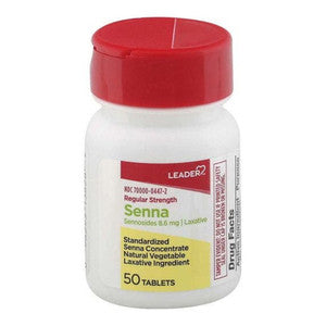 Leader Regular Strength Senna Laxative Tablets by Pasteur Pharmacy