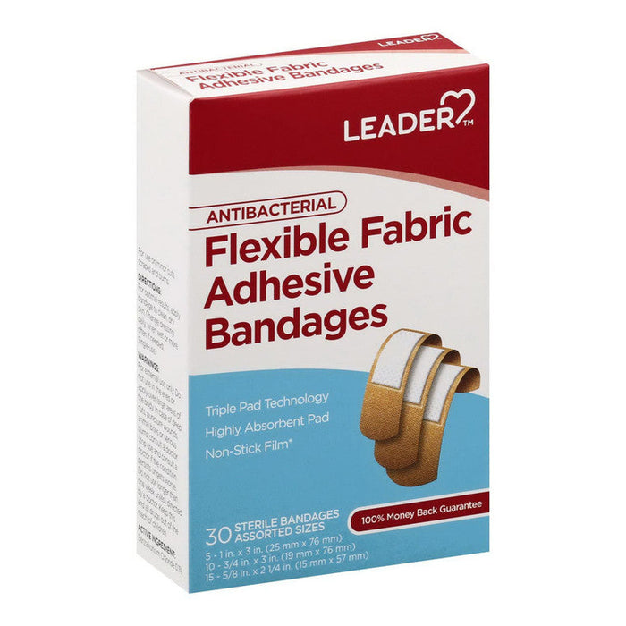 Leader Flexible Fabric Adhesive Bandages Assorted 30ct by Pasteur Pharmacy