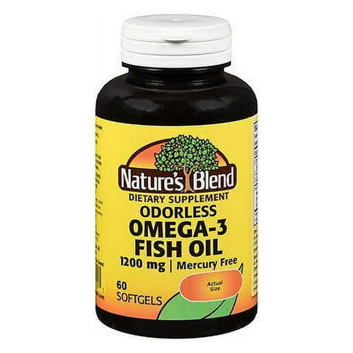 Nature's Blend® Odorless Omega-3 Fish Oil (1200 mg) by Pasteur Pharmacy