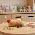 Hot Dog Plush Toy with Cute Dangly Feet – Kawaii Soft Toy for Kids & Adults by ozznekshoes