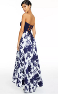 Jump Juniors Lace-up-Back Embroidered-Skirt Gown, Size 9/10 by Vanessa Jane