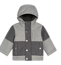 S Rothschild and Co Baby Boys Hooded Colorblocked Jacket by Vanessa Jane