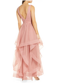 Sequin Hearts Juniors Layered-Mesh Gown by Vanessa Jane