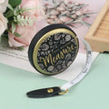 1.5m Centimeter Inch Roll Tape Portable Retractable Vintage PU Leather Mini Tape by DailySale