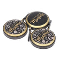 1.5m Centimeter Inch Roll Tape Portable Retractable Vintage PU Leather Mini Tape by DailySale