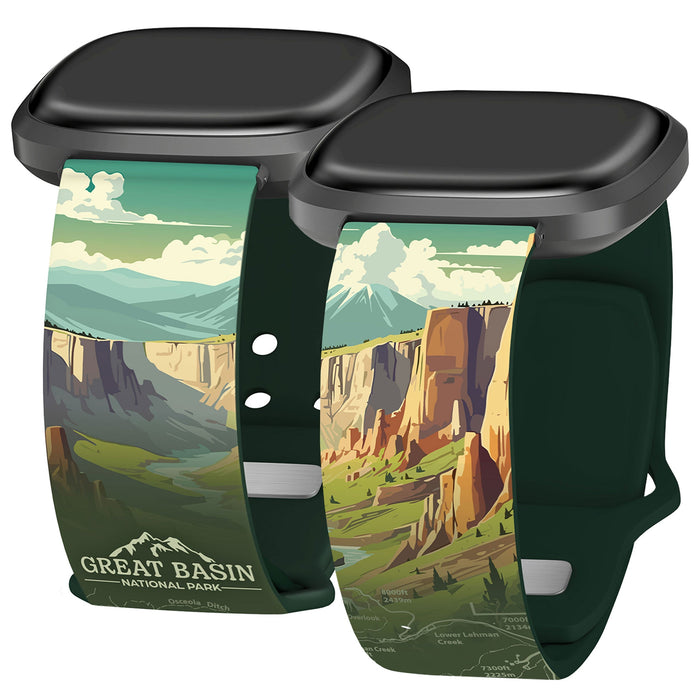 National Parks Great Basin HD Fitbit Versa 3 & Sense 1 Watch Band by Affinity Bands