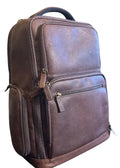 16" Cambridge Full-Grain Leather Laptop Backpack by MiamiLeathers.com