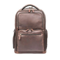 16" Cambridge Full-Grain Leather Laptop Backpack by MiamiLeathers.com