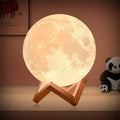 16 Colors Lunar Table Lamp with Remote Control, Creative Small Night Lamp by DailySale