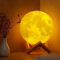 16 Colors Lunar Table Lamp with Remote Control, Creative Small Night Lamp by DailySale