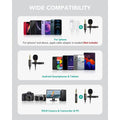 16 Feet Single Head Lavalier Lapel Microphone Omnidirectional Condenser Mic by DailySale